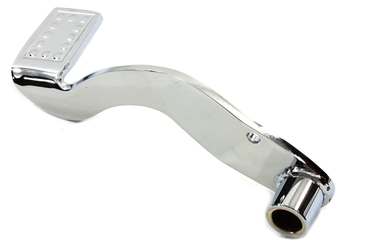 Duro 23-0156 dimpled chrome brake pedal for forward control setup