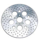 Edart 06-0176A 11-1/2-inch front drilled brake disc in black finish