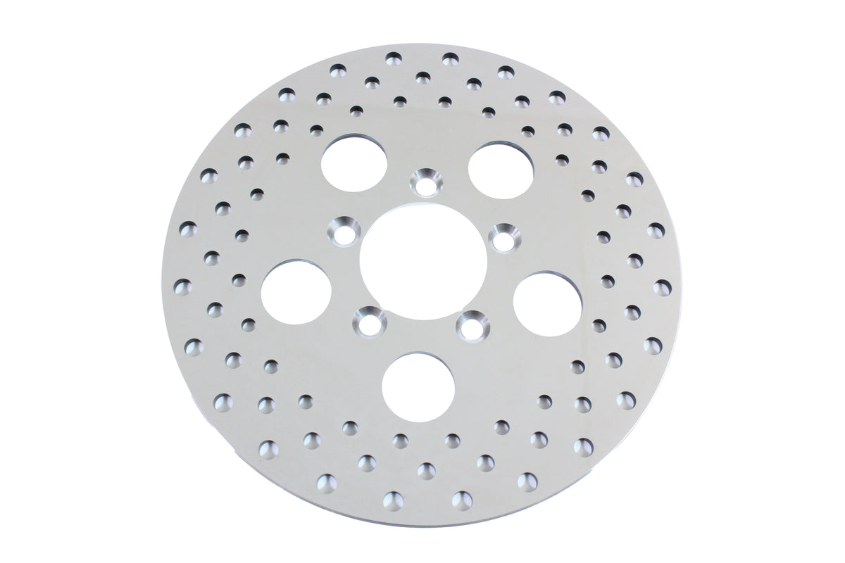 Ultima 06-0175ASP 10-inch drilled front brake disc for motorcycle brake system