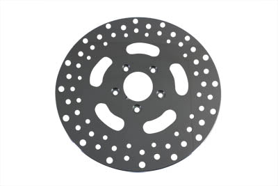 Duro 23-0467 11-1/2 inch drilled front brake disc with cross-drilled rotor surface