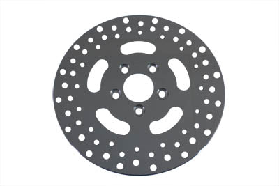 Duro 23-0468 11-1/2-inch drilled rear brake disc with cross-drilled rotor surface