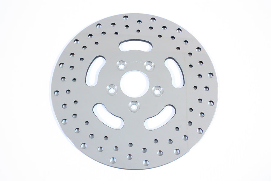 Duro 23-0468 11-1/2-inch drilled rear brake disc with ventilated rotor design