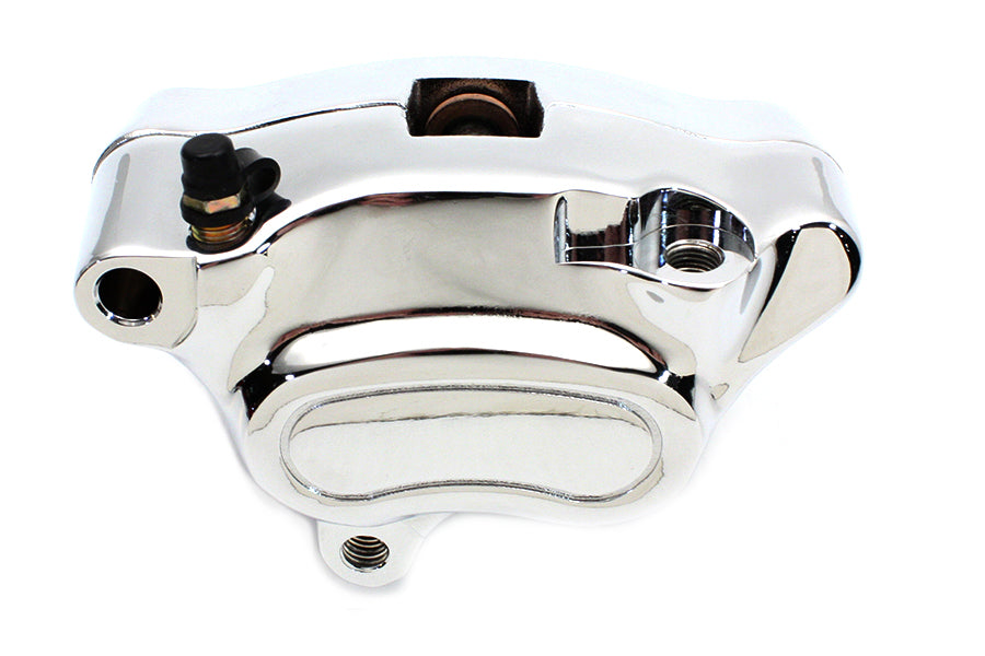 Edart chrome front 4-piston left-side brake caliper, part 84411, model 23-0499