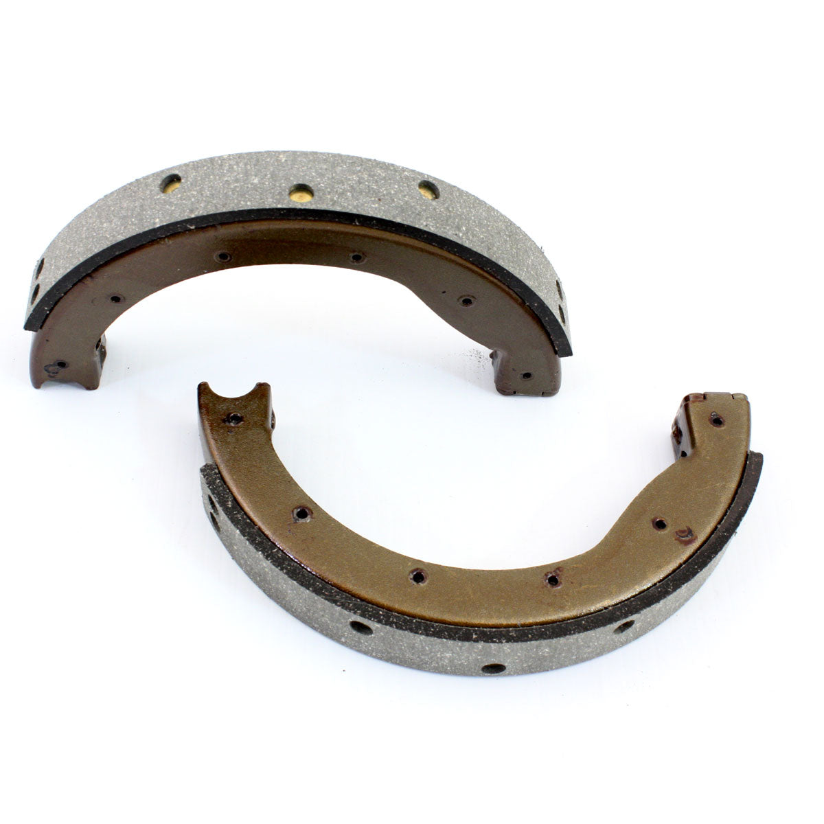 Duro 23-0515 replica front brake shoe set for 1949–1958 Harley-Davidson FL motorcycles