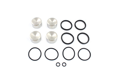 Edart B16-0746-RB brake caliper piston kit with seals for front or rear calipers