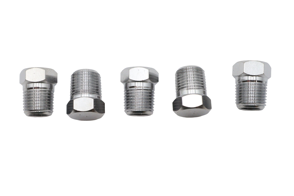 Edart 72787 Chrome Brake Line Tee Plug