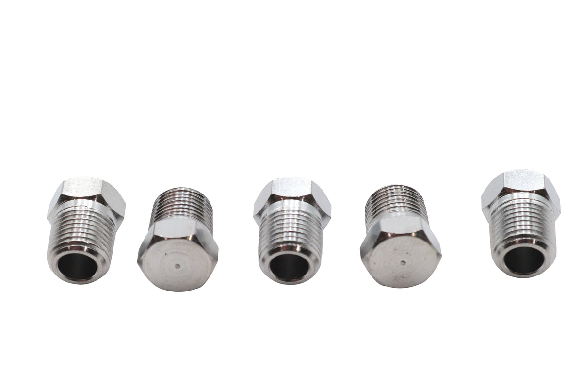 Edart 72787 Chrome Brake Line Tee Plug