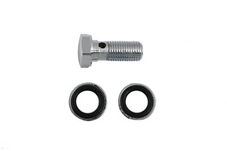 Edart 17-0085 Chrome Brake Hose 10mm Banjo Bolt Kit