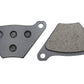 Duro 23-0621 Kevlar front and rear brake pad set, black brake pads shown on white background