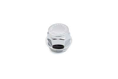 Edart chrome brake master cylinder filler top plug cap, model 17-0027