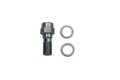Edelbrock R40505 brake light banjo bolt for brake system applications, shown against a plain background