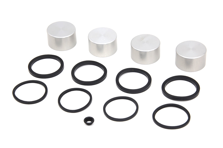 Edart 84966 front brake caliper piston kit with seals, product components shown against a plain background