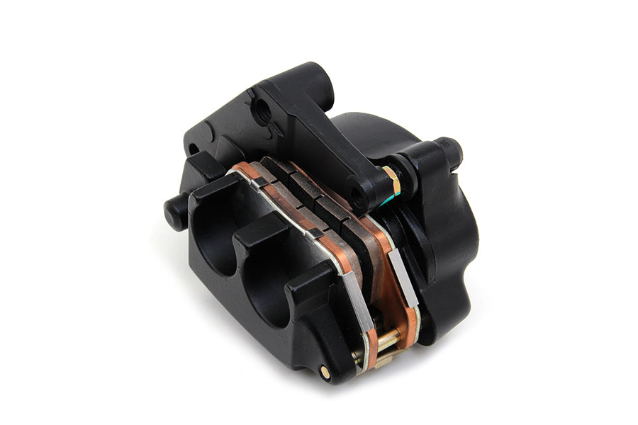 Edart 87126 black 2-piston front left brake caliper for automotive brake systems