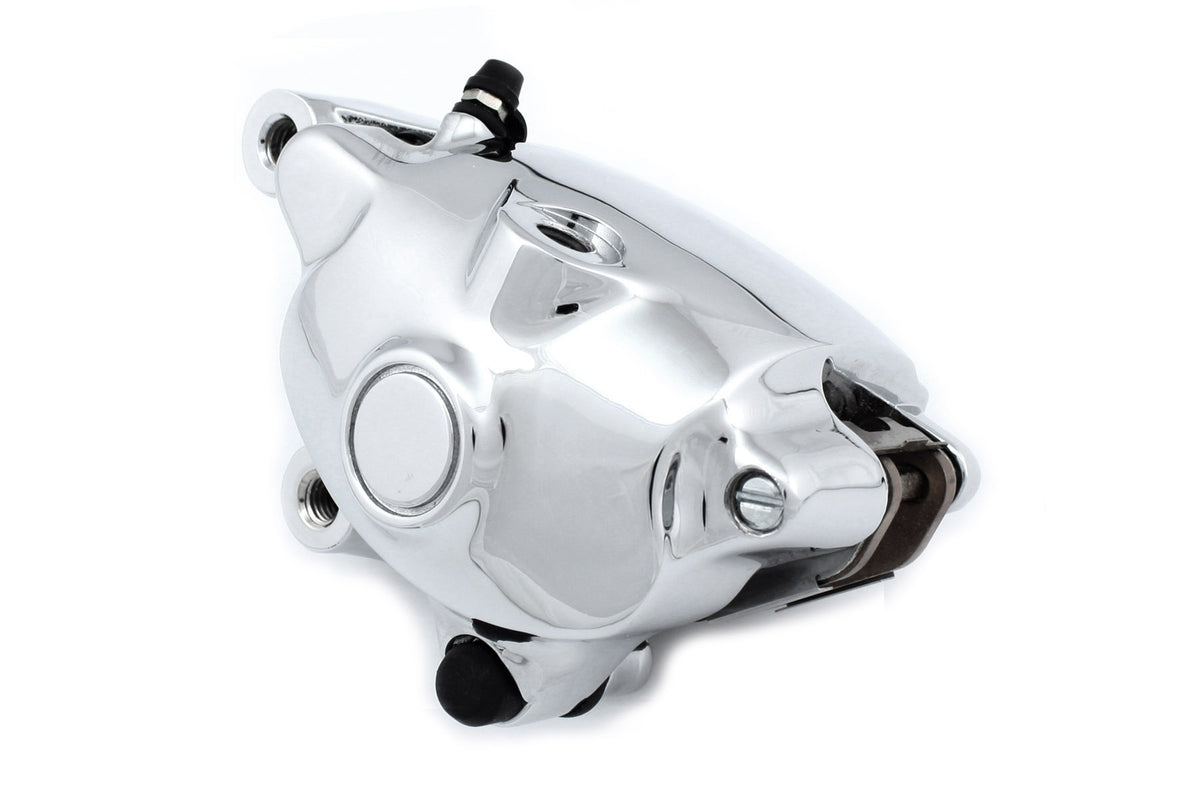 Edart 82560 silver 2-piston front brake caliper, left side, SKU 23-0851