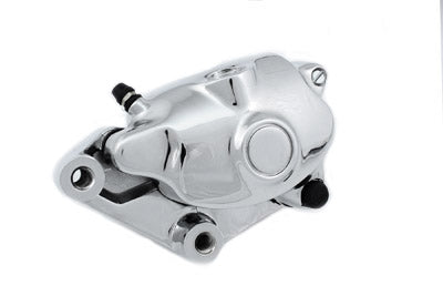 Edart 82560 silver 2-piston front brake caliper, left side