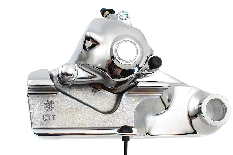 Edart chrome rear brake caliper with bracket, model 23-0855