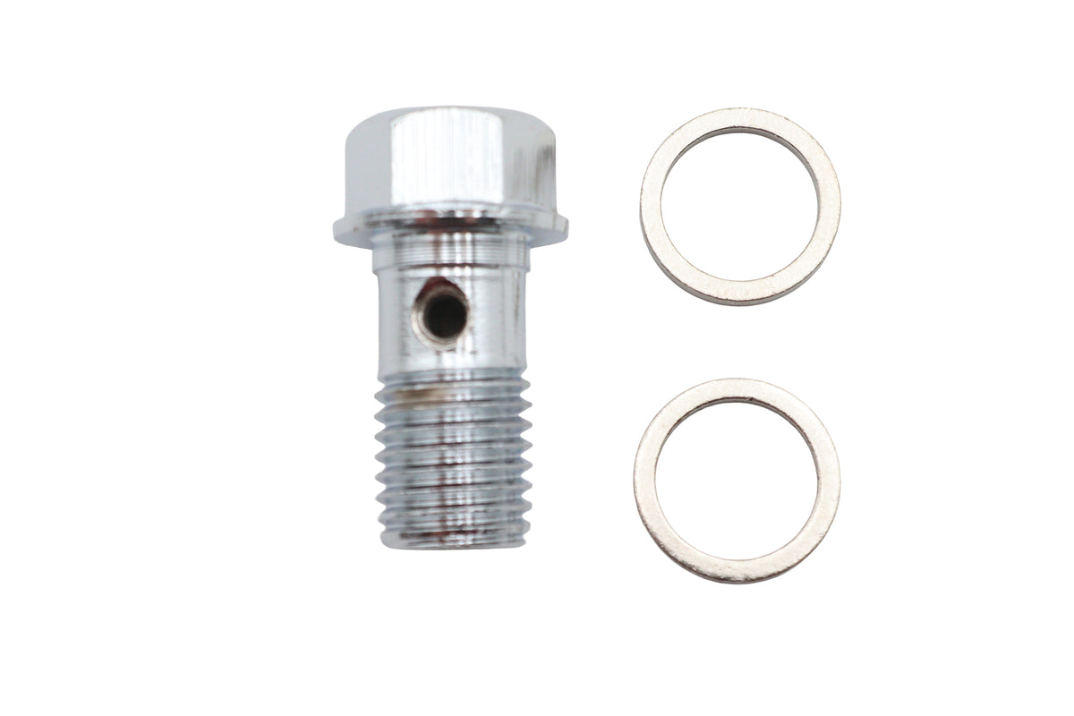 Edart 50174 brake hose banjo bolt kit, 12mm brake fitting components期特码