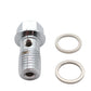Edart 50174 brake hose banjo bolt kit, 12mm, with banjo bolt and fittings for brake system installation