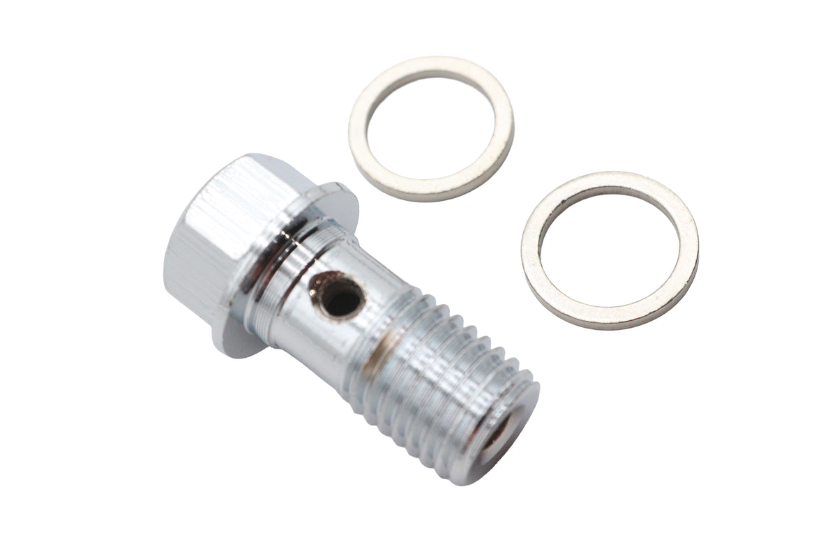 Edart 50174 12mm brake hose banjo bolt kit, metal brake fitting components