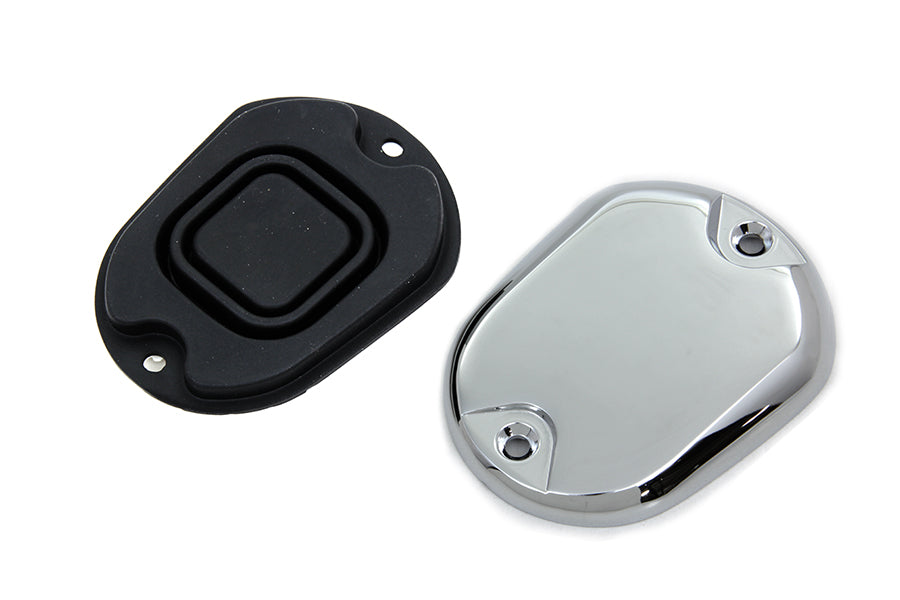 Edart 77820 chrome handlebar master cylinder cover for motorcycle handlebar control
