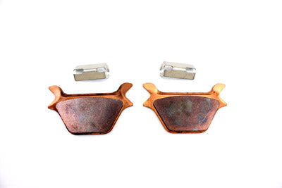 Duro 90-457 sintered rear brake pad set with clip for motorcycle brake system