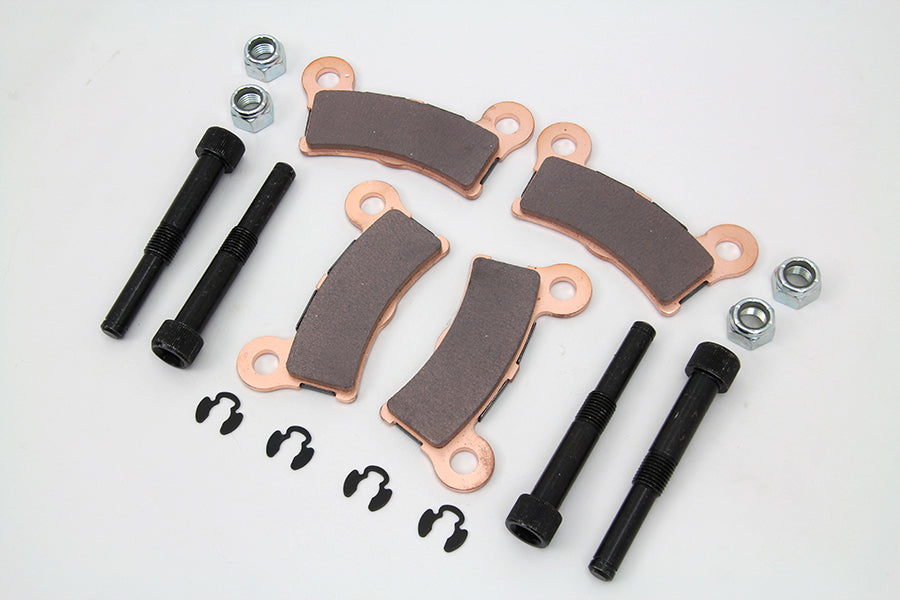 Duro 23-0980 sintered rear brake pad set for motorcycle brakes