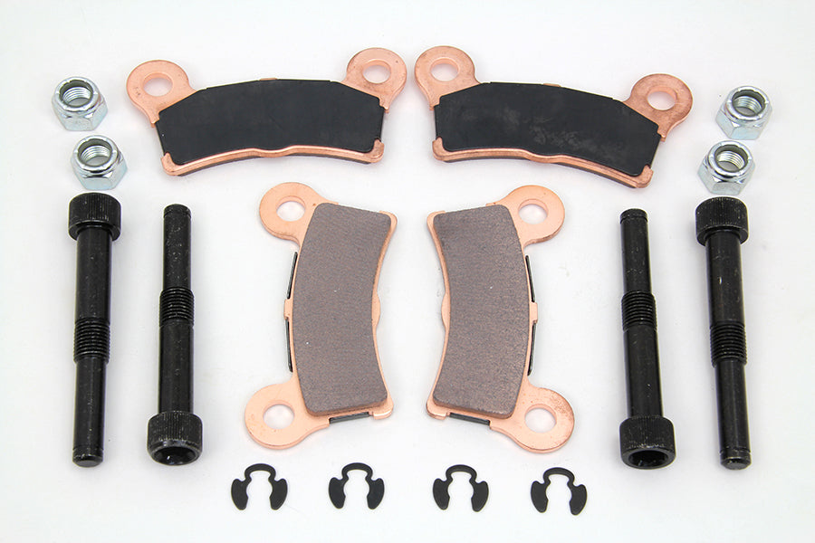 Duro 23-0980 sintered rear brake pad set for motorcycle disc brakes
