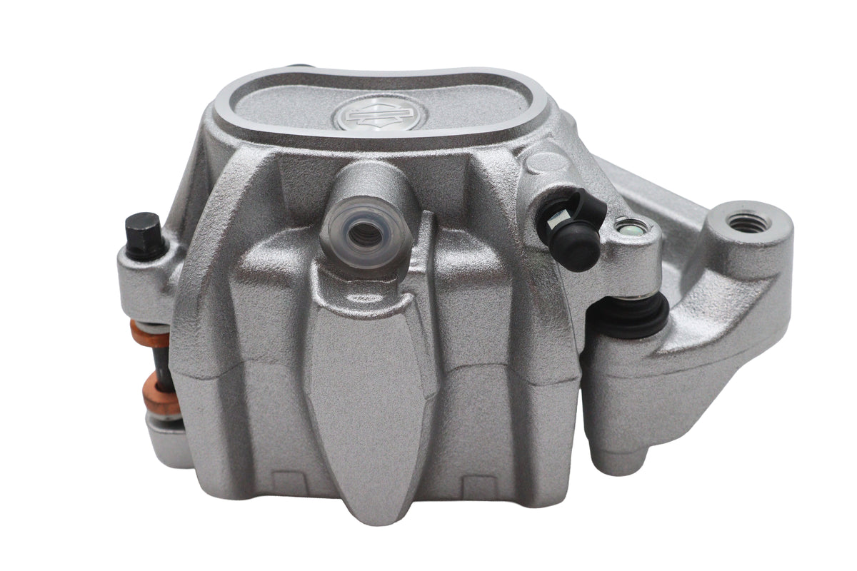 OE 41300003 silver left-side front 2-piston brake caliper