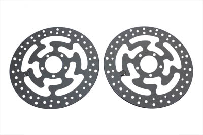 Duro B06-0191ASP 11.8-inch front brake disc set with slotted metal rotors for vehicle braking system