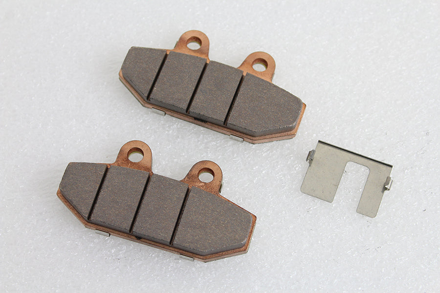 Duro 149570 sintered rear brake pad kit for motorcycle brake system