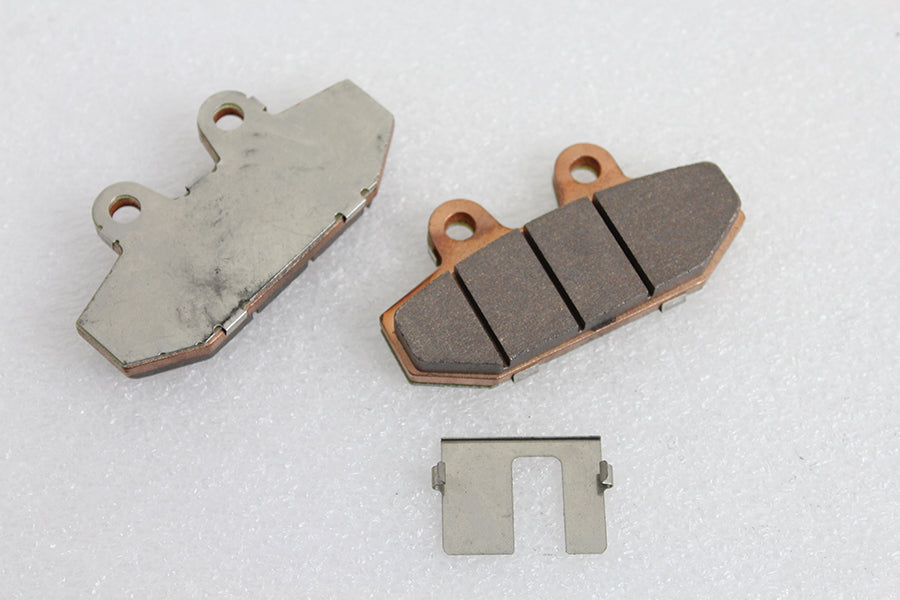 Duro 149570 sintered rear brake pad kit for motorcycle brake system