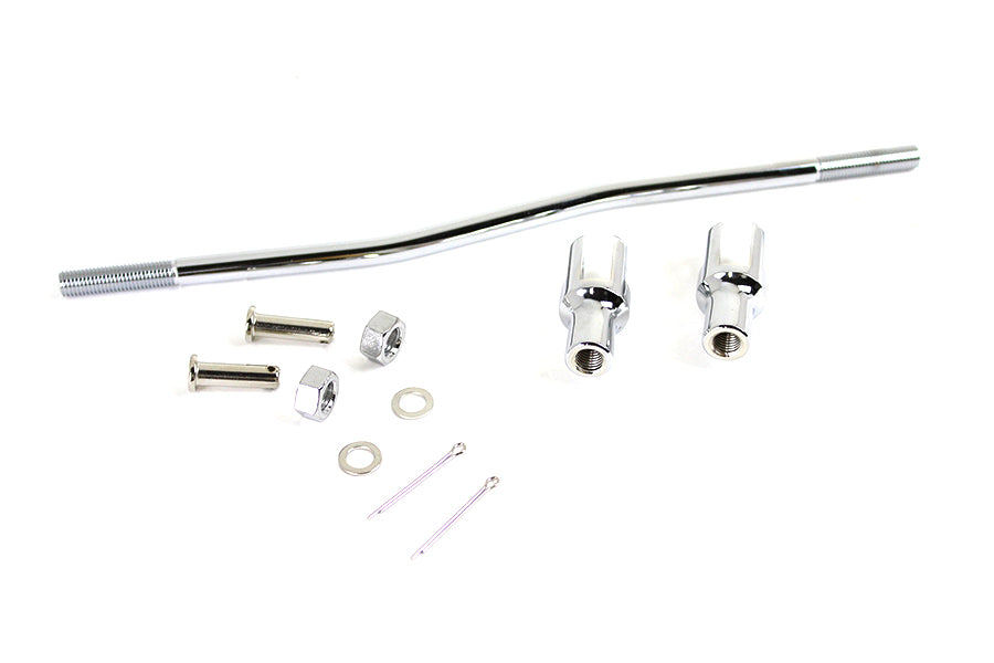 Edart 23-1349 chrome front mechanical brake rod kit for Harley-Davidson ELWinvalid