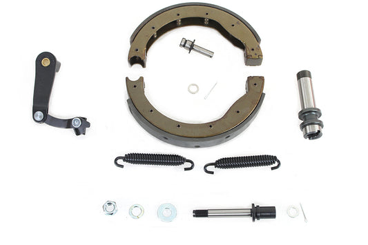 V-Twin 23-1673 left Glide brake shoe kit for 1949-1958 Harley-Davidson FL models