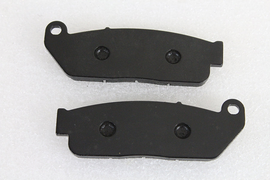 Duro 7151S soft front brake pad set, SKU 23-1675, black brake pads displayed on white background