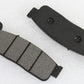 Duro 7151S soft front brake pad set, SKU 23-1675, shown from the side