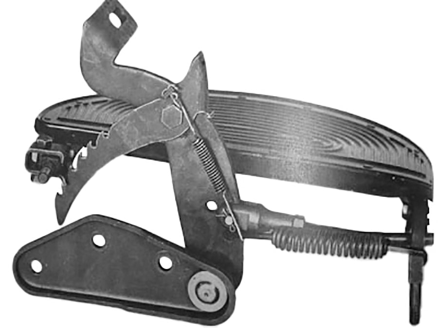 Edart 77225 replica emergency brake kit, parkerized brake assembly keksoz