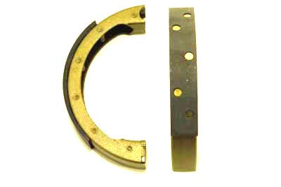 Duro 23-1993 front brake shoe and lining set for 1937–1946 Harley-Davidson EL models