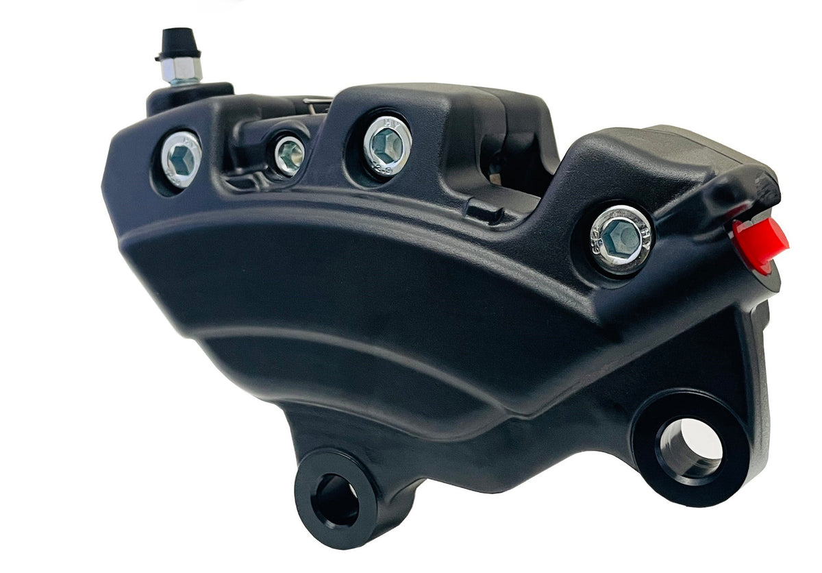 Edart B16-0729MB matte black rear brake caliper kit in product view