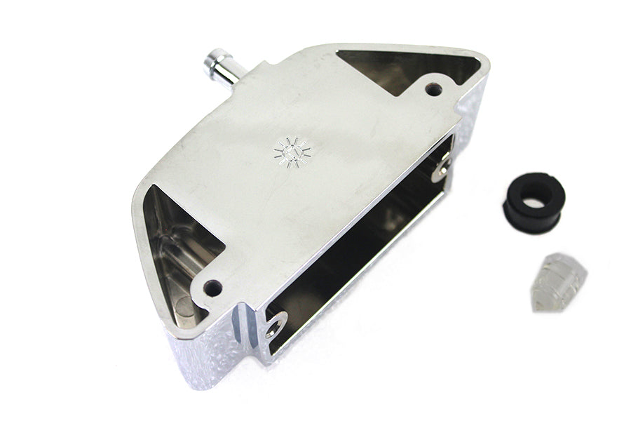 Edart 78337 chrome brake reservoir assembly, OEM cross reference 41804-84A