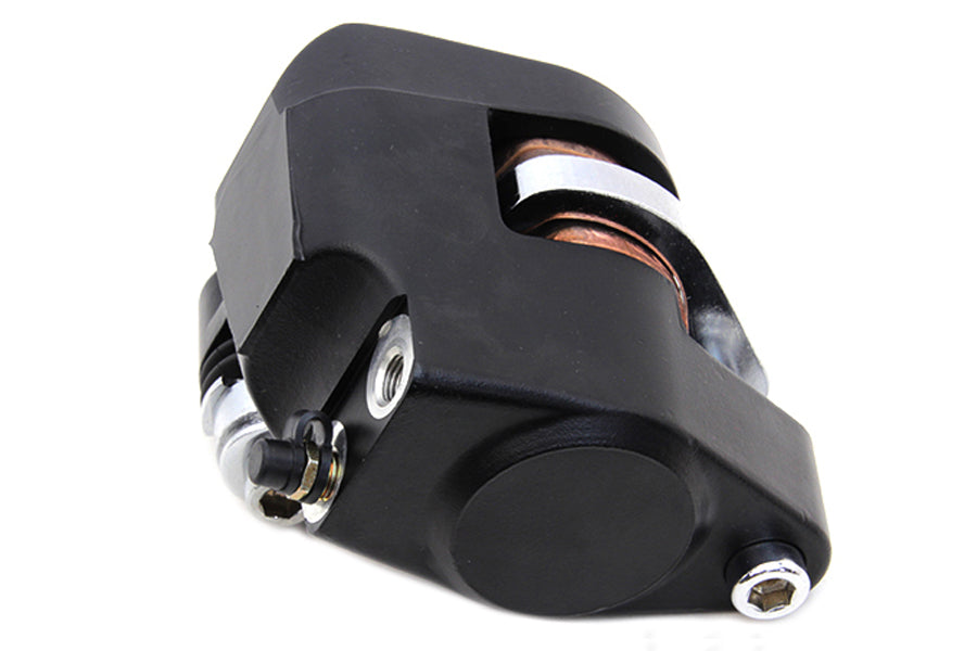 Edart 75554B black front left-side 1-piston brake caliper for 11-1/2-inch disc