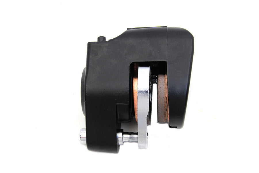 Edart 75554B black left-side 1-piston front brake caliper for 11-1/2-inch disc
