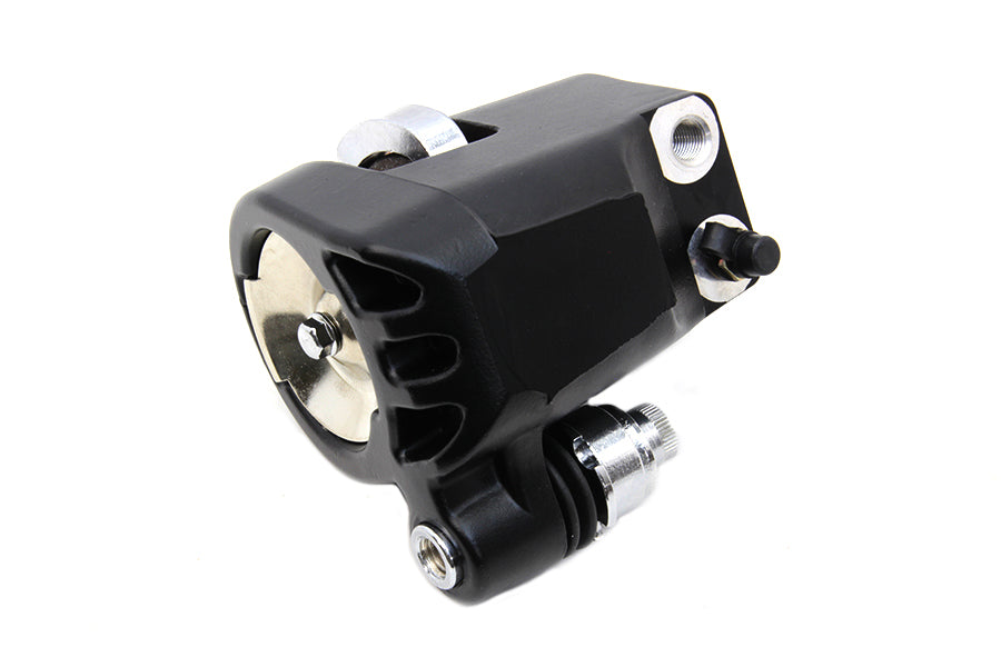 Edart 75554B black front 1-piston left-side brake caliper for 11-1/2-inch disc