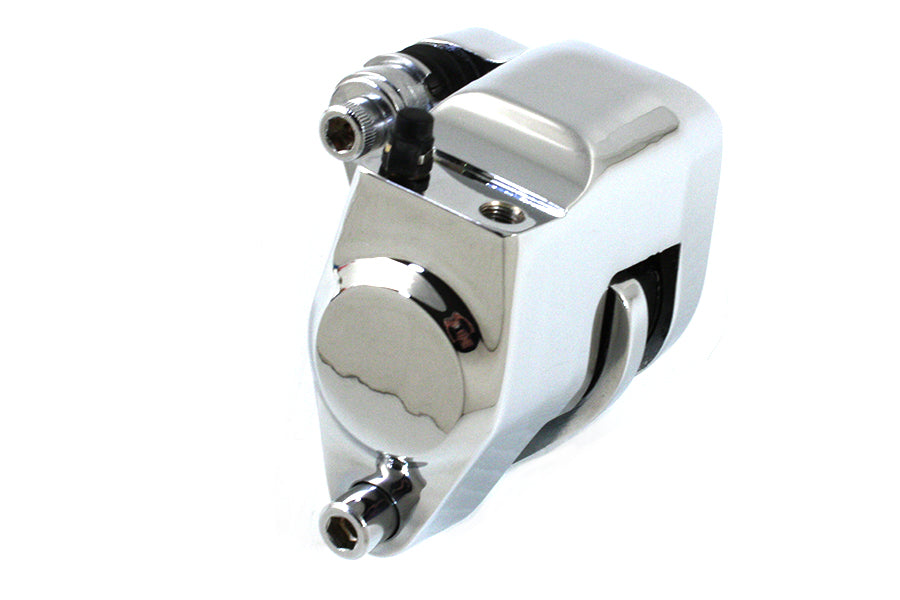 Edart 42812 chrome front 1-piston brake caliper with brake pads
