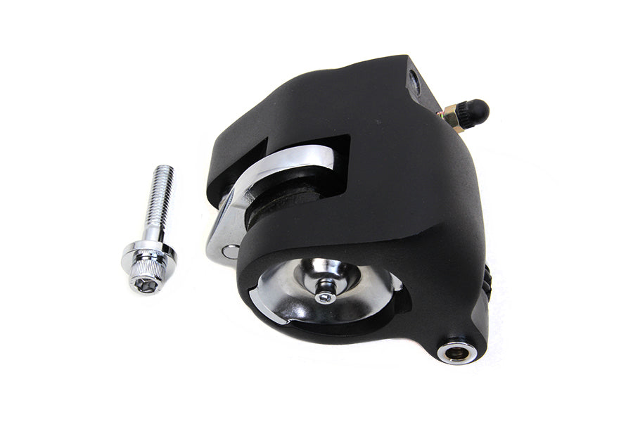 Edart 75549B replica front 1-piston brake caliper in black, right side