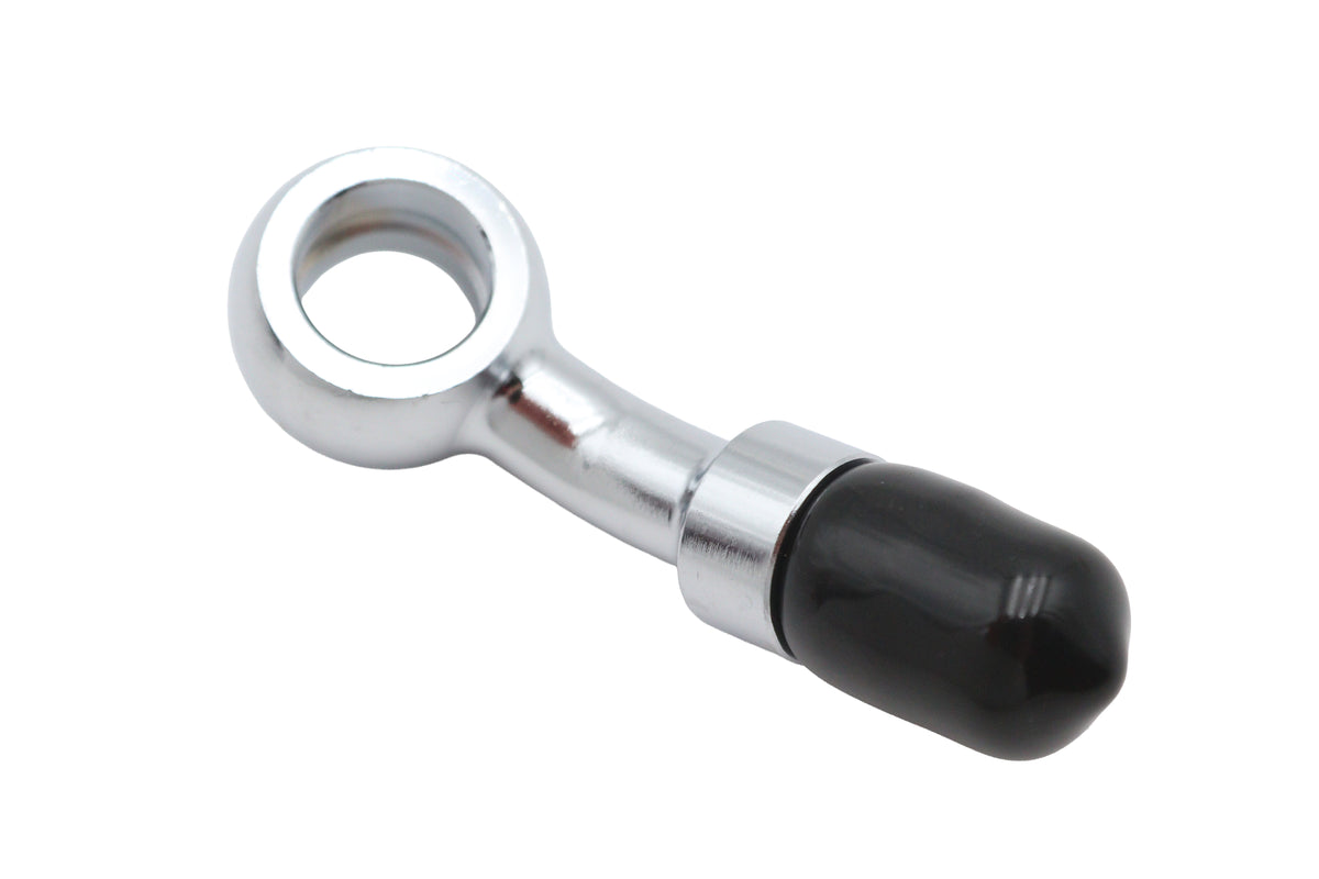 Edelbrock R4050C brake hose adapter fitting 35, silver metal automotive brake component