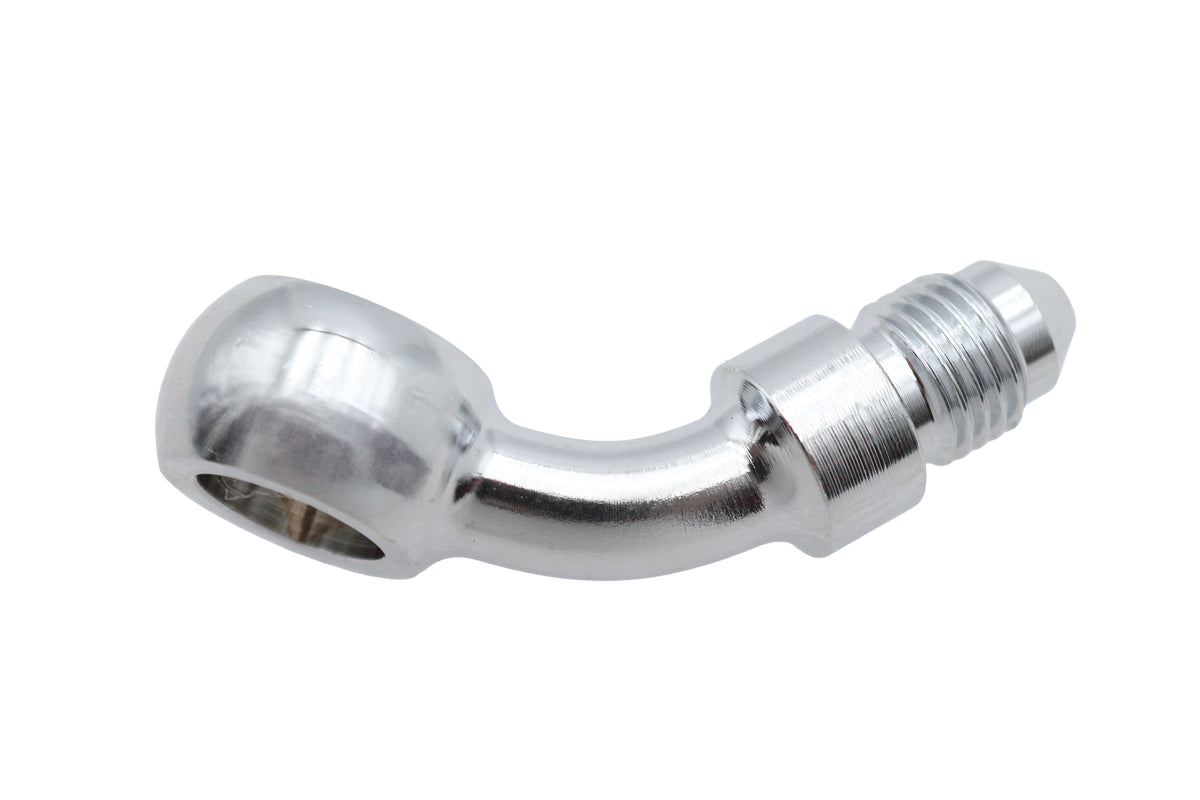 Edelbrock R4055C 45-degree brake hose adapter fitting 񟿿