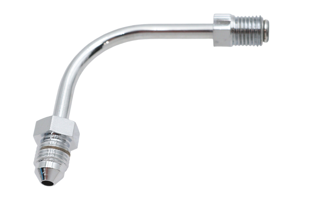 Edelbrock R4283C 90-degree brake hose adapter fitting-offsetof