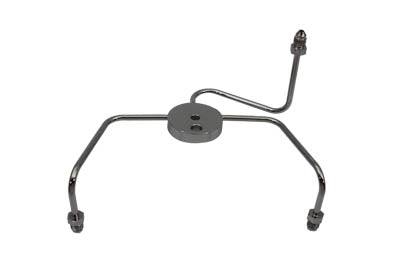 Edelbrock R4306C Brake Line Junction Block Wide, Chrome