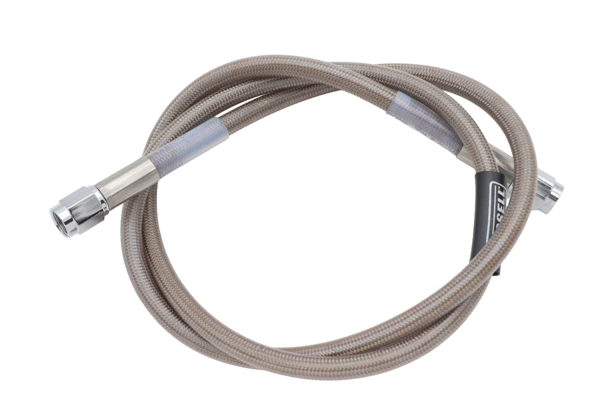 Edelbrock R58342S 36-inch stainless steel brake hose for automotive hoses and lines