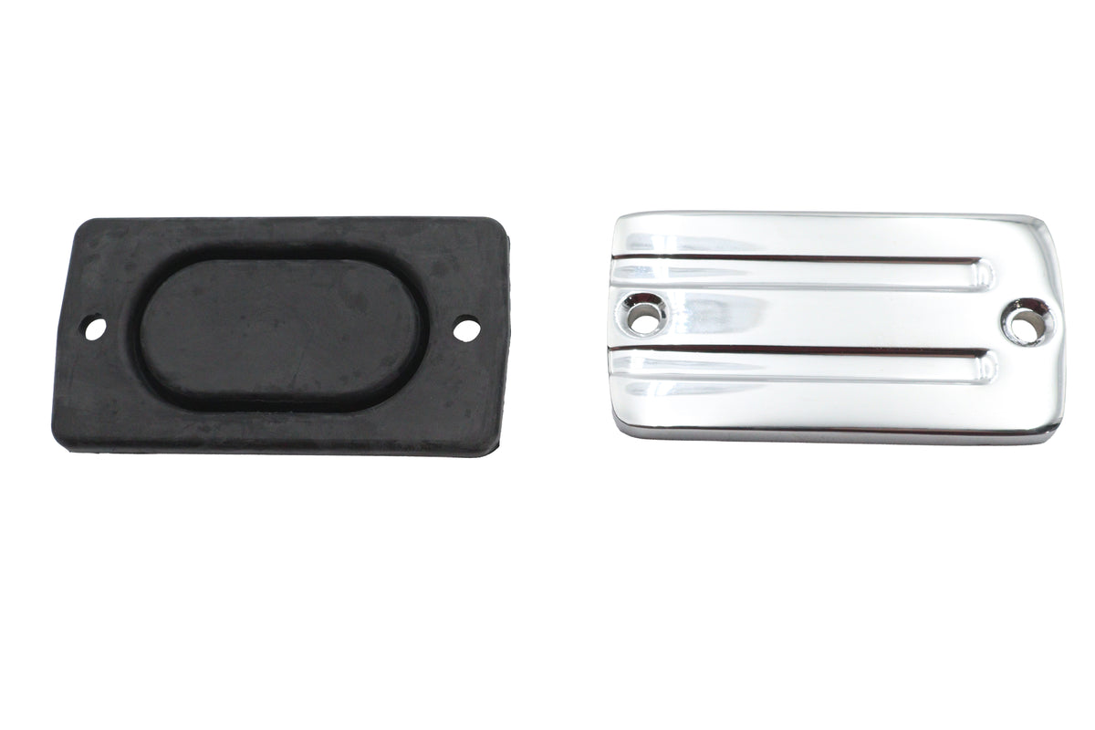 Edart 77816 chrome handlebar master cylinder cover for motorcycle handlebar control